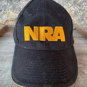 Black Cap with Yellow NRA Logo